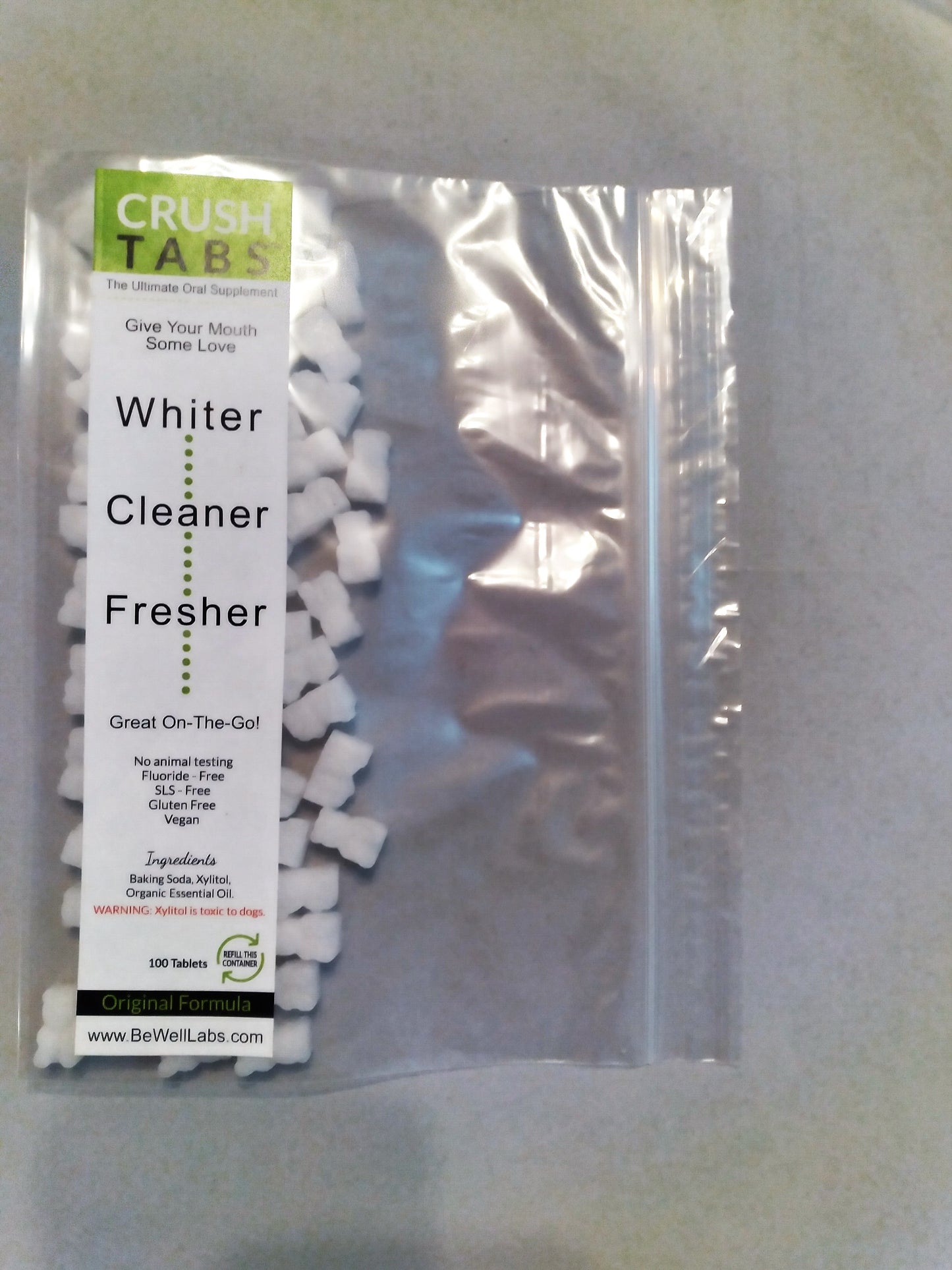 Refill Supply of 100 Peppermint CRUSHTABS®
