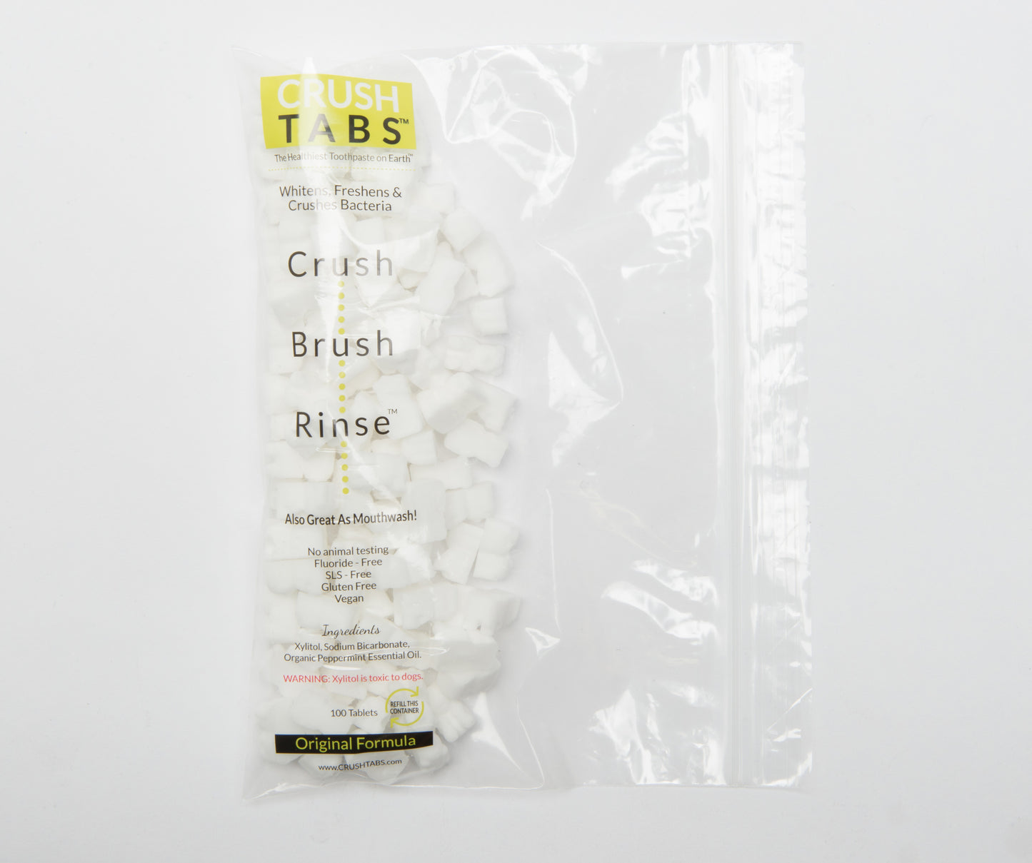 Jumbo Refill Supply of 200 CRUSHTABS®