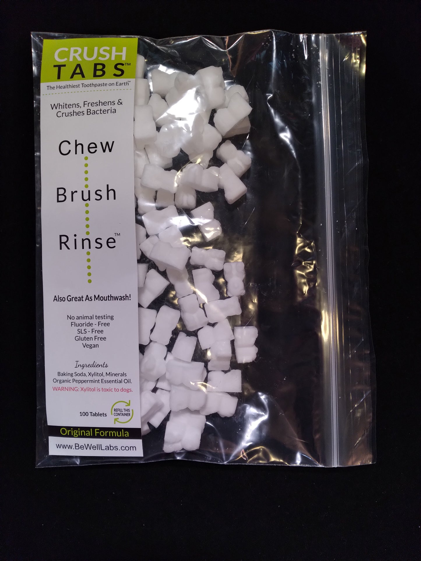 Jumbo Refill Supply of 200 CRUSHTABS®