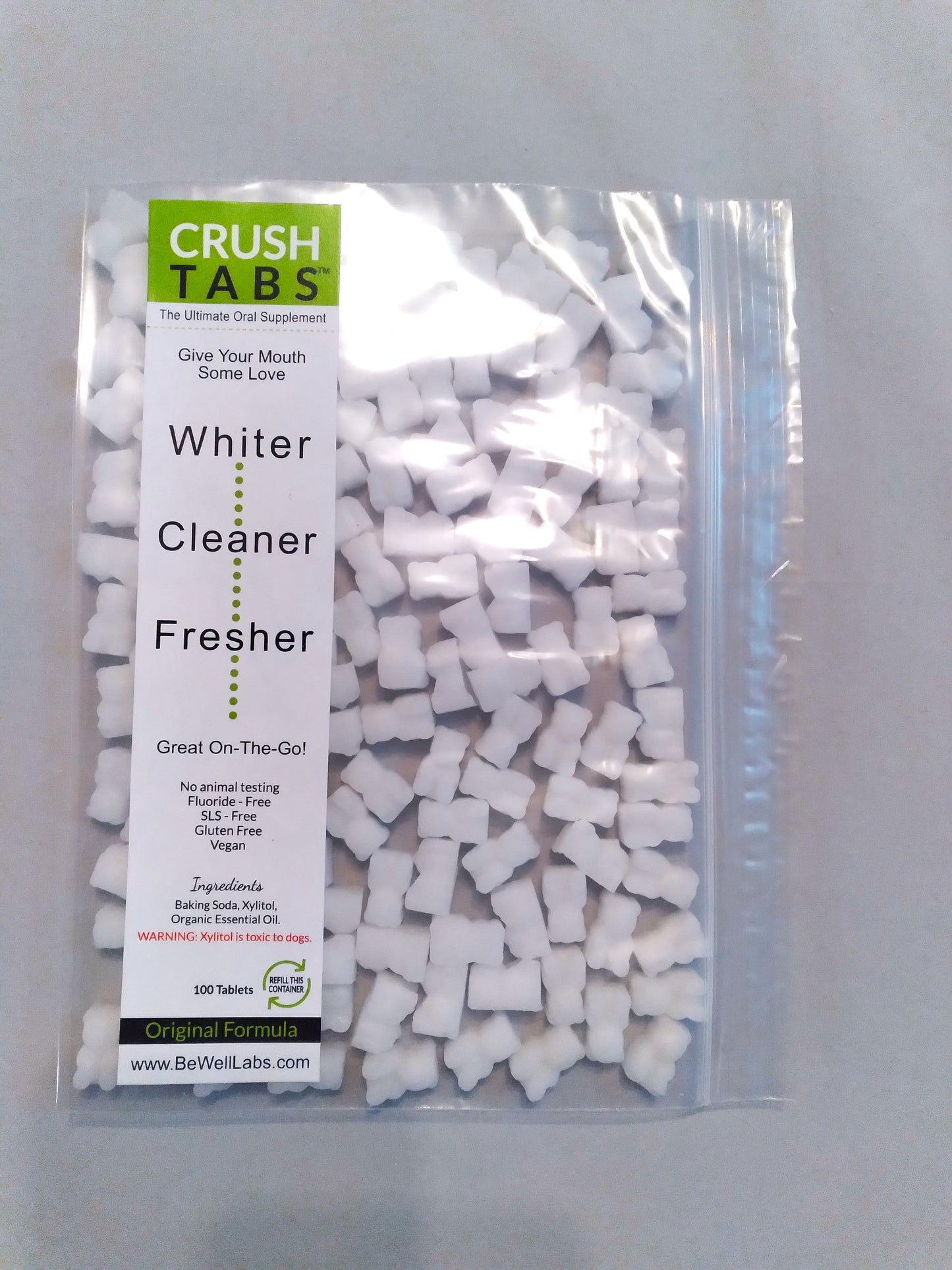 MEGA Refill Supply of 300 Peppermint CRUSHTABS®