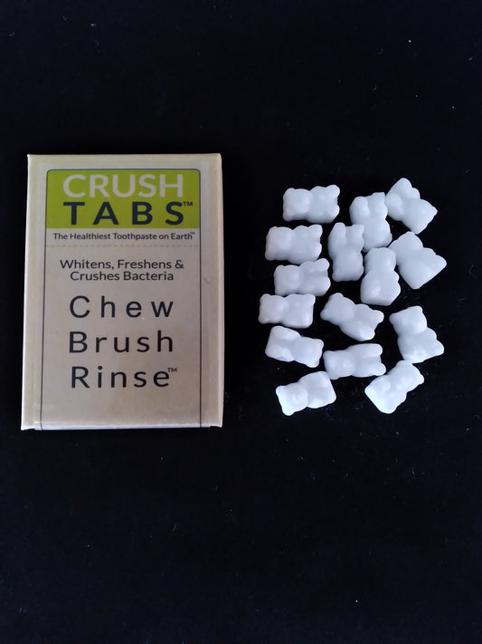 Travel Pack Includes 15 CRUSHTABS® Paper Box